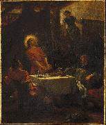 Eugene Delacroix Disciples at Emmaus Germany oil painting artist